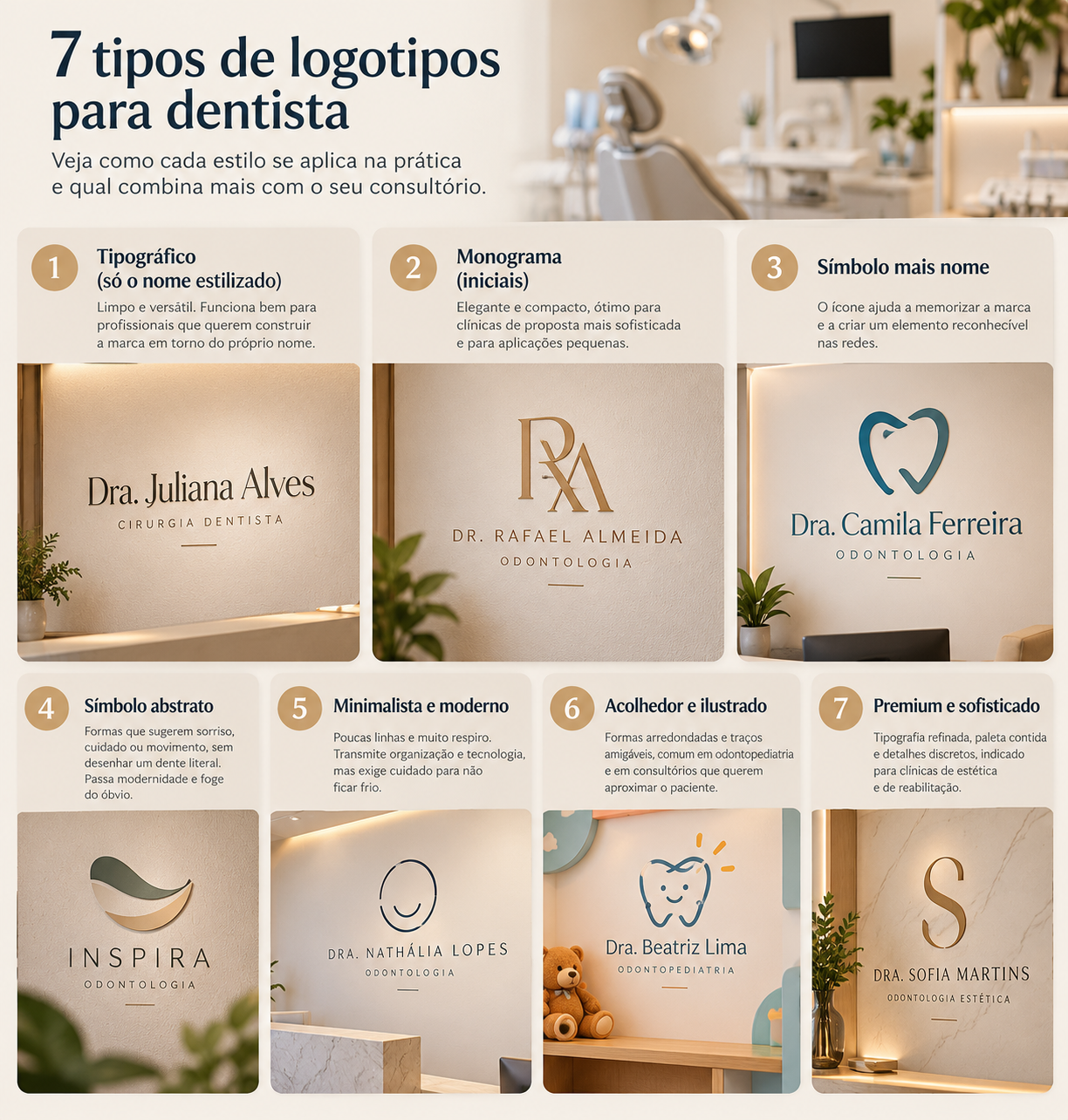Logotipo para dentista: 7 ideias que passam confiança